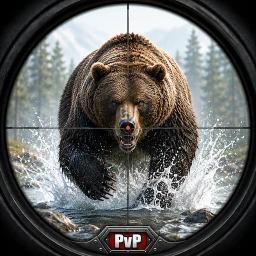 Animal Hunting Sniper PvP Game simgesi