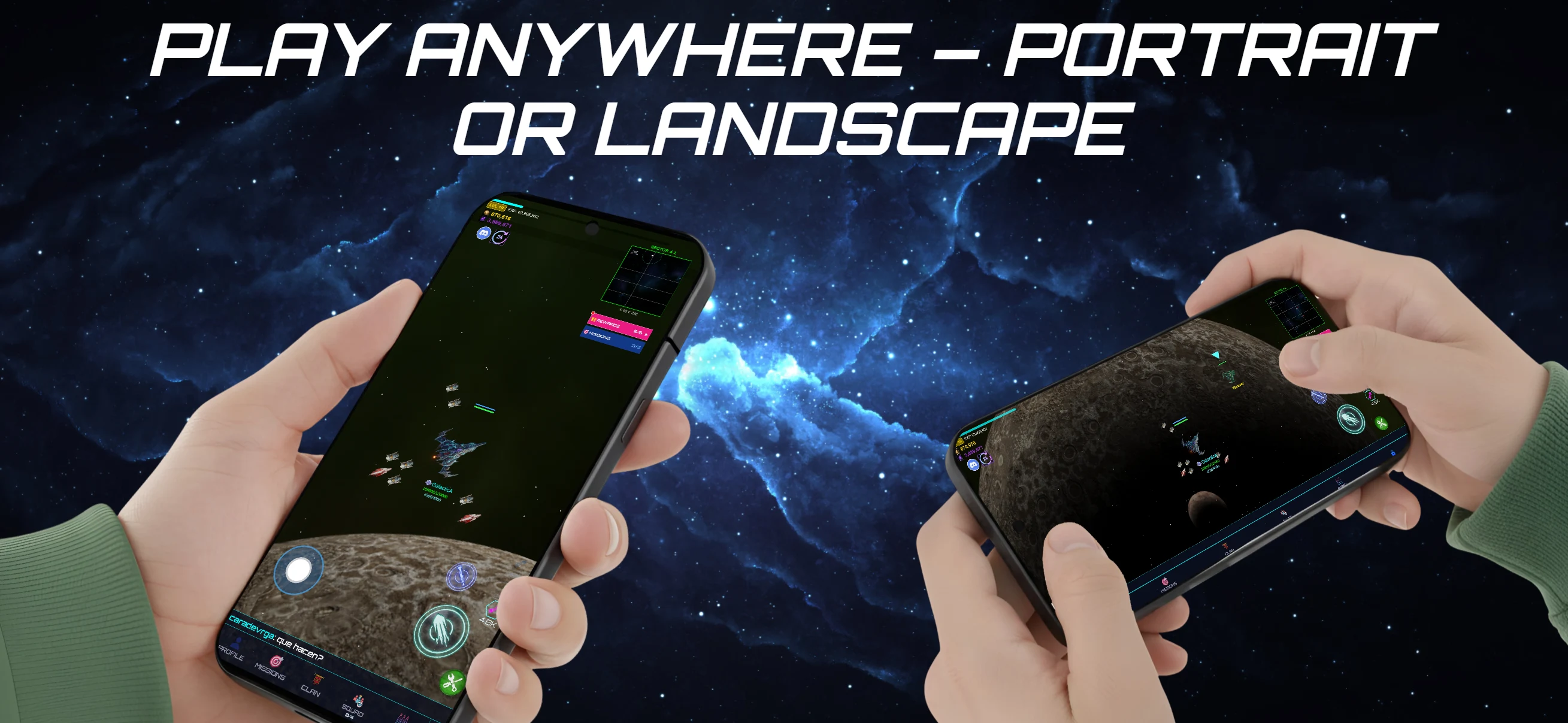 Galactic Arena - Space War MMO screenshot