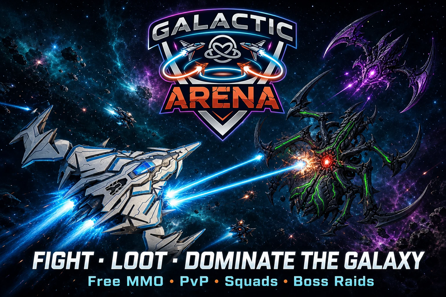 Galactic Arena - Space War MMO screenshot