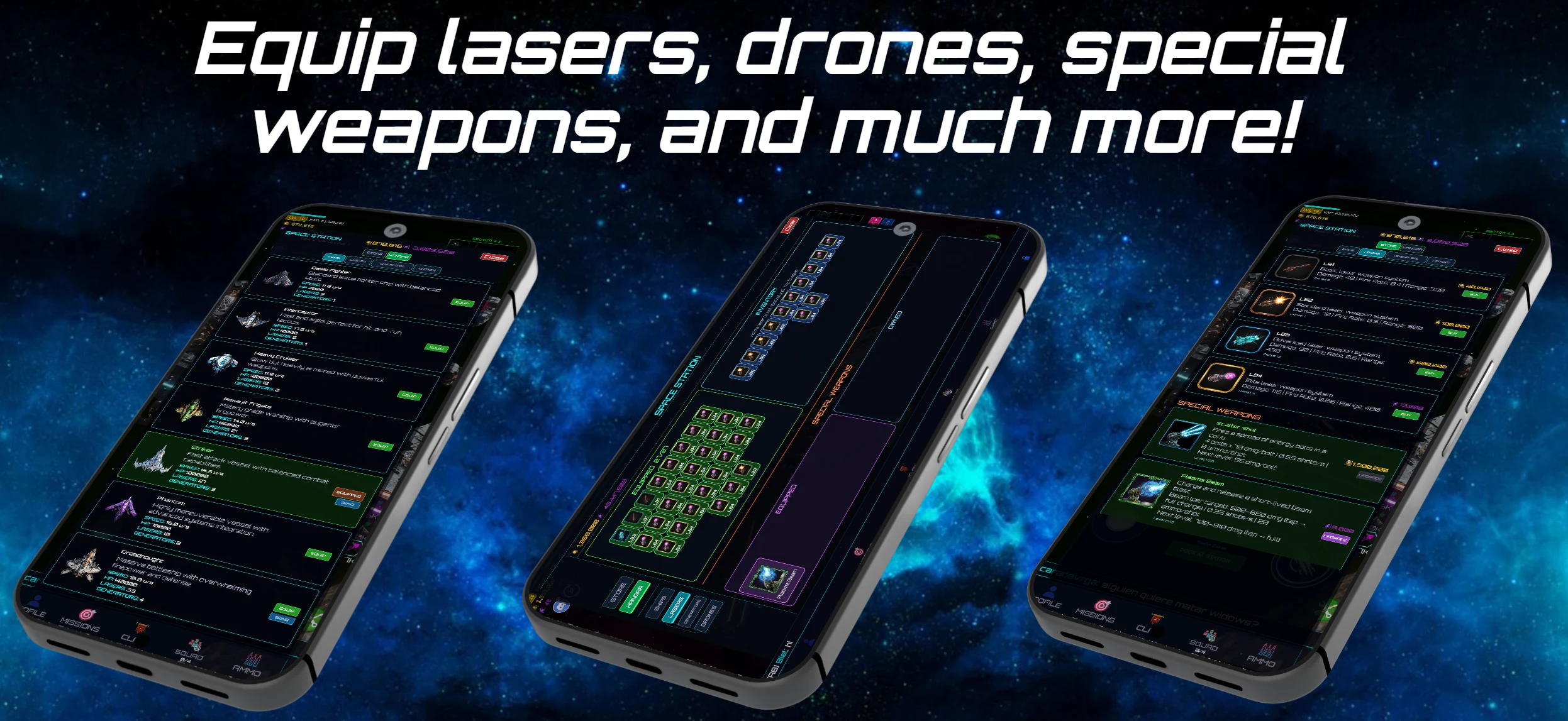 Galactic Arena - Space War MMO screenshot