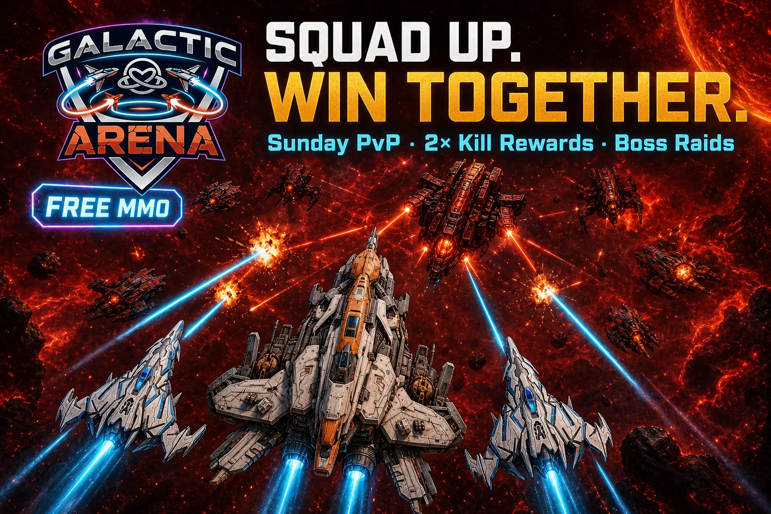 Galactic Arena - Space War MMO screenshot
